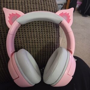 Pink Cat Ear Headphones